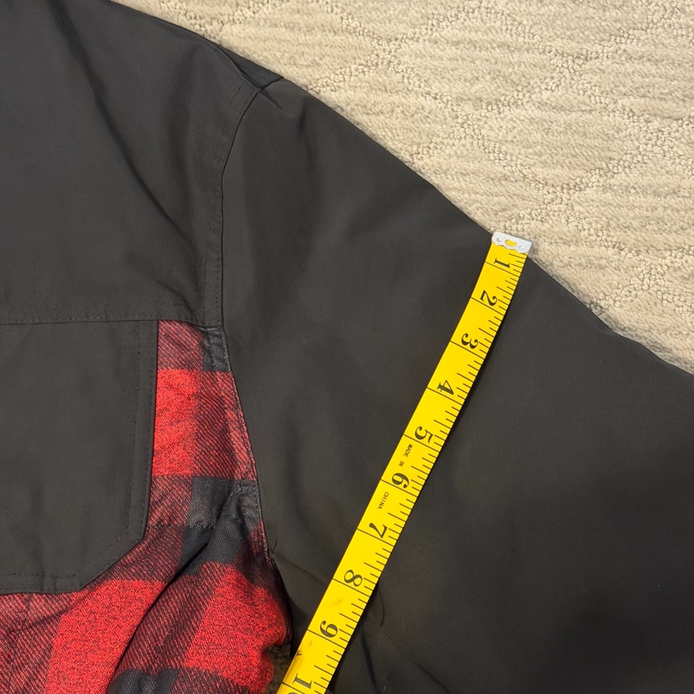 Pendleton Men's Hooded Jacket, Red & Black Plaid, Size L/G, Down Fill - Picture 10 of 10
